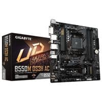 Материнська плата sAM4 AMD B550 HDMI/DVI 2xM.2 GbE  Lan mATX B550M DS3H AC