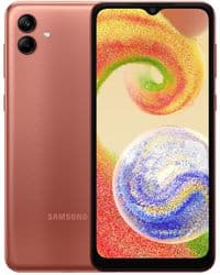 Смартфон Samsung Galaxy A04 (A045), Copper, 2 Nano-SIM, 6.5" (1600x720, PLS), MediaTek Helio G35 (4x2.3+4x1.8GHz), PowerVR GE8320, 4GB, 64GB, microSD, 50M 4G, WiFi, BT, Type-C, 5000 mAh, Android 12 (SM-A045FZCG)
