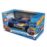 Игровой набор Hot Wheels Гоночный автомобиль-гараж 2 в 1 (HWCC15)