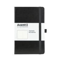 Книга записная Axent Partner 125х195 мм без линейки 96 листов Черная (8307-01-A)