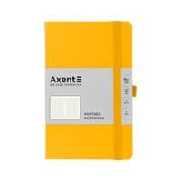 Книга записная Axent Partner, 125x195 мм, 96 листов, клетка, желтая (8201-08-A)
