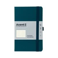 Книга записная Axent Partner, 125x195 мм, 96 листов, клетка, малахит (8201-31-A)