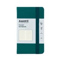 Книга записная Axent Partner, 95x140 мм, 96 листов, ячейка, малахитовая (8301-31-A)