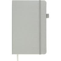 Книга записная Buromax Etalon 125x195 мм 96 листов без линейки обложка из искусственной кожи Серебряная (BM.291060-24)