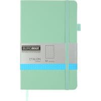 Книга записная Buromax Etalon 125x195 мм 96 листов в точку обложка из искусственной кожи Мятная (BM.291360-38)