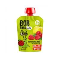 Детское пюре Bob Snail Улитка Боб Яблоко Малина 90 г (4820219343875)