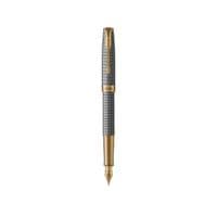Ручка перья Parker SONNET 17 Cisele Silver GT FP18 F (88 211)