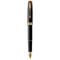 Ручка перья Parker SONNET 17 Black Lacquer GT FP F (86 015)