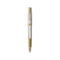 Ручка перья Parker SONNET 17 Silver Mistral GT FP18 F (88 611)