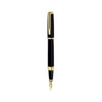 Ручка перьевая Waterman EXCEPTION Slim Black GT FP F (11 028)