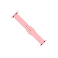 Ремінець до смарт-годинника Intaleo Silicone для Apple Watch 38/40 mm pink (1283126494338)