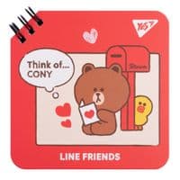 Блокнот Yes Line Friends Think of Cony 110 х 110 80 листов (151751)