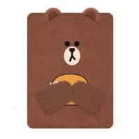 Блокнот Yes Пушистый Line Friends Brown , 80 листов Линия (151745)