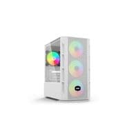 Корпус 2E GAMING CALLEO GB700W, без БП, 2xUSB 3.0, 1xUSB 2.0, 4x120mm ARGB fans, remote controller, TG Side Window, mATX, White