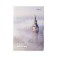 Книга записная Axent London А4 в твердом переплете 192 листа клетка (8423-21-A)