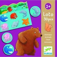 Настольная игра Djeco Детское лото Животные (DJ08120)