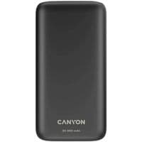 Внешнее зарядное устройство CANYON Power bank 30000mAh Li-poly battery, Input Micro: DC5V/2A, 9V/2A Input Type c PD :DC5V/3A, 9V/2A Output Type C PD:5V/3A,9V/2.2A,12V/1.5AOutput USB A1+USBA 2: 5V3A,5V/4.5A,4.5V/5A,9V2A,12V1.5A,22.5W quick charging cable 0.3m