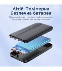 Універсальна мобільна батарея Remax RPP-212 Tinyl 10000mAh Black (RPP-212)