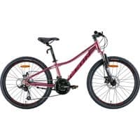 Велосипед Leon 24" Junior AM DD рама-12" 2022 Pink/Black (OPS-LN-24-074)