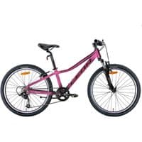 Велосипед Leon 24" Junior AM Vbr рама-12" 2022 Pink/Black (OPS-LN-24-079)