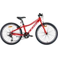 Велосипед Leon 24" Junior Vbr рама-12" 2022 Red/Grey (OPS-LN-24-086)