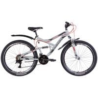 Велосипед Discovery 26" Canyon AM2 Vbr рама-17,5" 2022 Grey/Black (OPS-DIS-26-447)