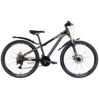 Велосипед Discovery 26" Trek AM DD рама-18" 2022 Black/Yellow (OPS-DIS-26-484)