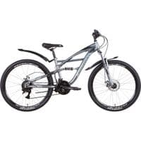 Велосипед Discovery 26" Tron AM2 DD рама-15" 2022 Grey/Black (OPS-DIS-26-508)