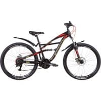 Велосипед Discovery 26" Tron AM2 DD рама-15" 2022 Black/Khaki (OPS-DIS-26-507)