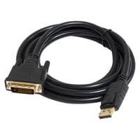 Кабель DisplayPort – DVI 1.8 м Patron, Black (PN-MUL-DP-DVI-18)