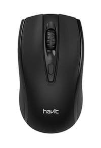 Миша бездротова Havit HV-MS858GT, Black, USB, 2.4GHz, 600/1200/1600 dpi, до 10 м, 2xAAA (6939119026707)