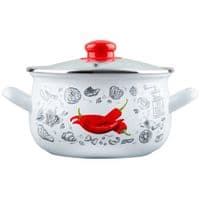 Кастрюля Gusto "Перчинка" Б 16 см 2,1 л (GT-T-116-WP)