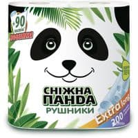 Паперові рушники Сніжна Панда Extra Long 2 шари 200 відривів 2 рулони (4823019010800)