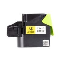 Картридж PowerPlant Lexmark CX310/CX410/CX510 YL (з чипом)