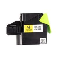 Картридж PowerPlant Lexmark CX410de YL (CX410/CX510) (с чипом)