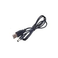 Кабель живлення Dynamode USB 2.0 AM - DC 5.5 х 2.1 мм, USB 5V->DC 5V, 1 м, чорний