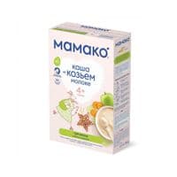 Детская каша MAMAKO молочная гречневая с яблоком и морковью на козьем молоке 200 г (4607088795826)
