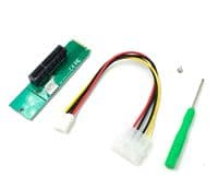 Адаптер M2-PCI-e x4, MOLEX=>4pin, викрутка, пакет