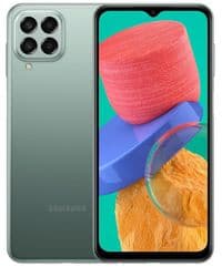Смартфон Samsung Galaxy M33 5G (SM-M336BZGG) Зеленый, 2 NanoSim, 6.6" (2408х1080) TFT, Samsung Exynos 1280 4x2.4GHz x 4x2.0GHz, RAM 6Gb, ROM 128Gb, Wi-Fi, BT, 5G, 5 Cam, Литий-ионный 5000 мАч, Android 12