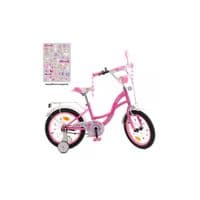 Дитячий велосипед Prof1 18" Butterfly рожевий (Y1821-1 pink)