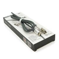 Дата кабель USB 2.0 AM на Lightning 1.0м KSC-028 JINDIAN Black 2.4A iKAKU (KSC-028-B-L)