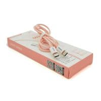 Дата кабель USB 2.0 AM на Lightning 1.0м KSC-723 GAOFEI Pink 2.4A iKAKU (KSC-723-P-L)