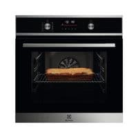 Духова шафа Electrolux електрична, 65л, A+, дисплей, конвекція, піроліз, телескопічні напрямні, чорний + нерж