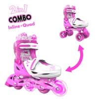 Ролики Neon COMBO SKATES Рожевий (Размер 30-33)