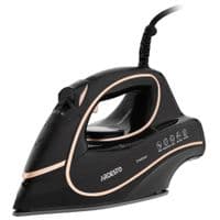 Праска Ardesto IR-B2235/ 2400 Вт/ 450 мл/ регул. пара/ паровий удар/ антинакип/ антикрапля/ самоочищення/ автовідключення/ керамічн. під./ чорний з золотим