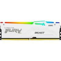 Память ПК Kingston DDR5 16GB 5200 FURY Beast White RGB XMP