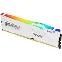 Память ПК Kingston DDR5 32GB 6000 FURY Beast White RGB EXPO