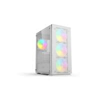 Корпус 2E GAMING VIRTUS NEO G3301NW, без БЖ, 2xUSB 3.0, 1xUSB 2.0, 3x140мм вентиляторы ARGB, 1x120мм вентилятор ARGB, контроллер с пультом, TG Side Panel, ATX, Белый