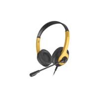 Гарнітура Fstyler USB Stereo Headphone, чорний + золотий