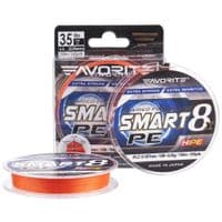 Шнур Favorite Smart PE 8x 150м 3.0/0.296мм 35lb/19кг Красный Оранжевый (1693.10.87)
